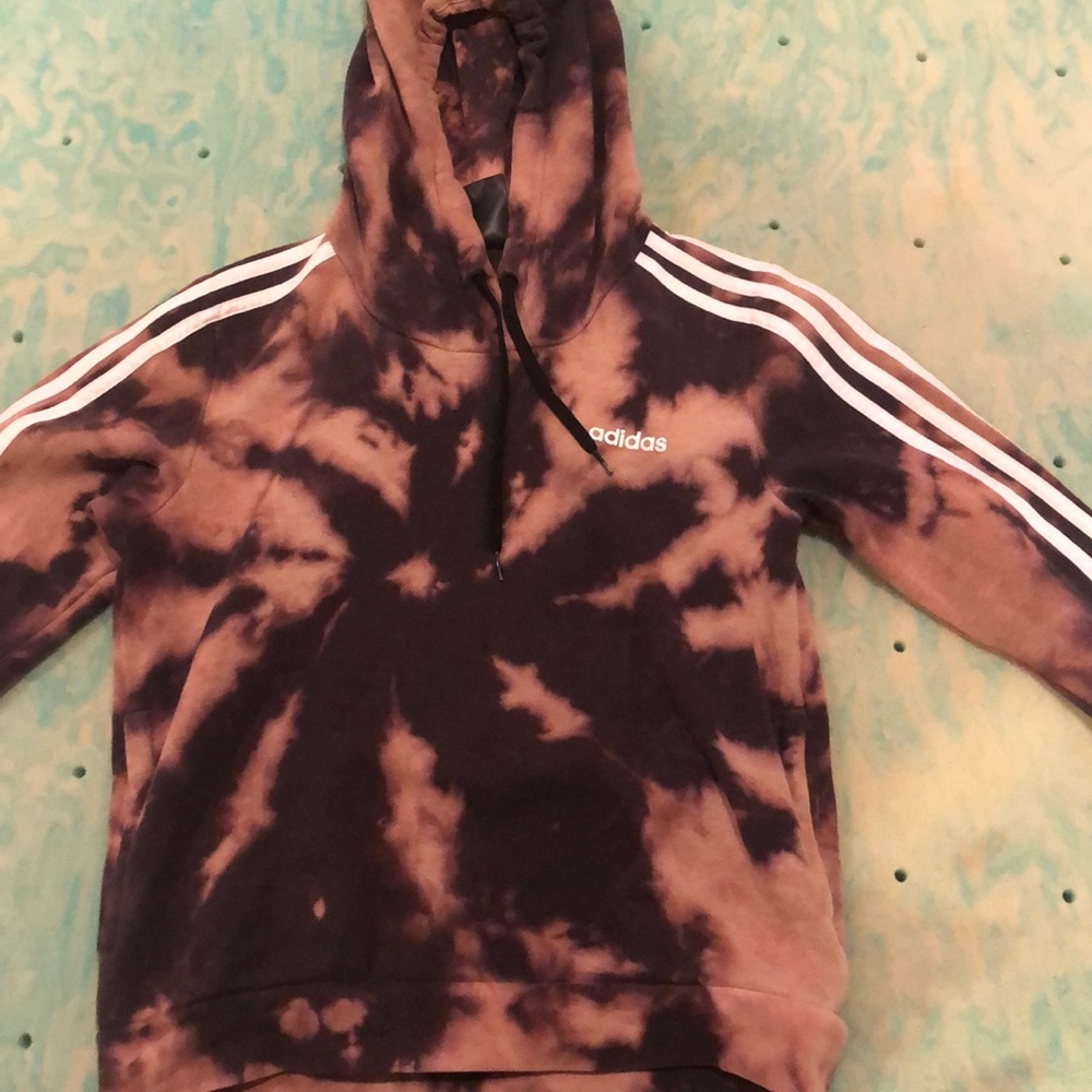 Bleached adidas sweatshirt